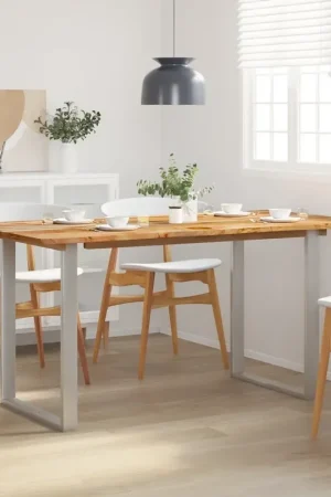 Super Prezzo Tavolo da Pranzo 154x80x76 cm in Legno Massello di Acacia