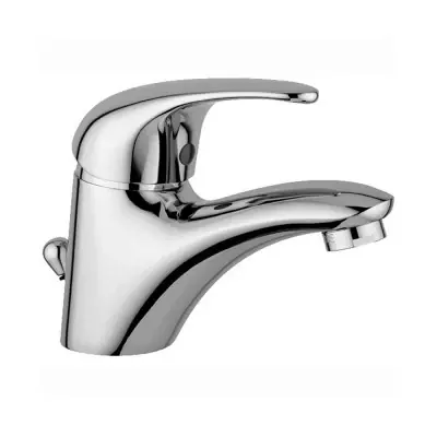 Rubinetto lavabo Paffoni Nettuno Due in ottone cromo scarico incluso Esclusivo