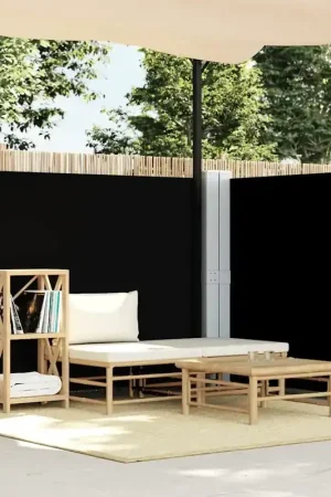 Offerta Limitata Tenda da Sole Laterale Retrattile Nera 140x600 cm