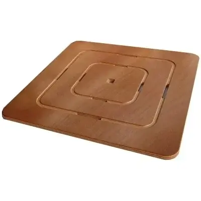 Solo Oggi Pedana doccia in legno marino 60 x 60 antiscivolo ideale per piatto doccia 80 x 80