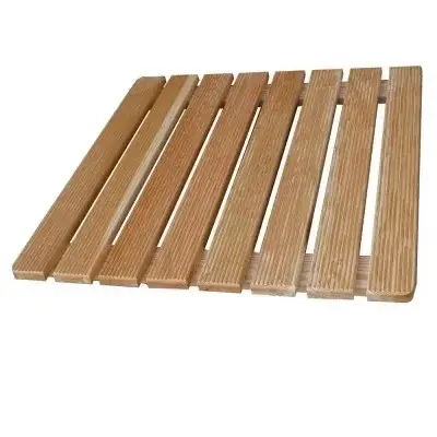 Pedana antiscivolo quadrata 68 x 68 in legno ideale per piatto doccia 90 x 90 Compra Online