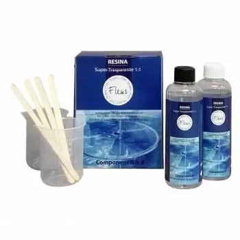 Fleur resina 1:1 super trasp a+b 480ml Ultimissimo Modello