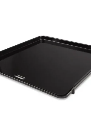 Weber 7682 Crafted Flat Top Piastra Grande in Ghisa Smaltata per Barbecue Genesis Spirit SmokeFire colore Nero Vendita Finale
