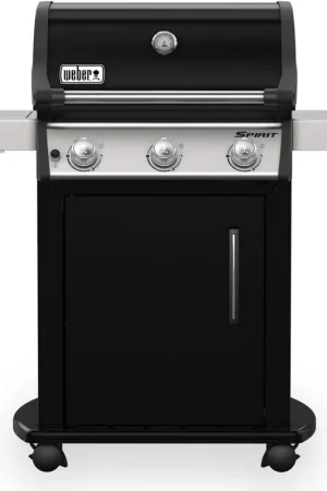 Weber barbecue a gas gpl spirit e-325 gbs acciaio nero con ruote girevoli Super Prezzo