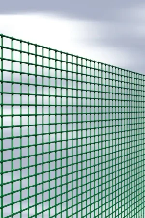 1Pz Rete Quadraplastificata Elettrosaldata Plasticata 12X12 H.150 Ml.25 Offerta