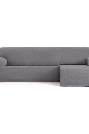 A Buon Prezzo Copridivano penisola destra grigio Troya elastico 250-310 bracciolo corto