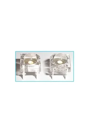 100 PZ LED F5 Super Flux diametro 5mm a 4 Piedi Bianco 6000K 3,1-3,3V Novità