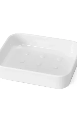 A Buon Prezzo Porta sapone bagno bianco in plastica Star