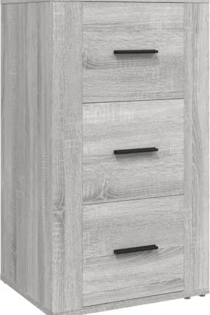 A Buon Prezzo Cassettiere in legno lavorato 40x33x70 cm, colore eichen