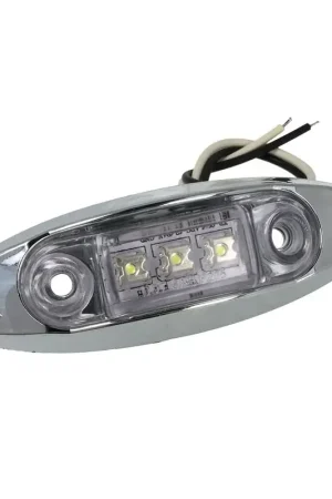 10 Pezzi Fanali Laterali LED 12V 24V Bianco Freddo Luci Cortesia Camper Barca Prezzo Scontato