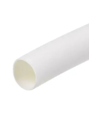 1 Metro Tubo Guaina Termorestringente Diametro 6mm Colore Bianco Ultime Pezzi