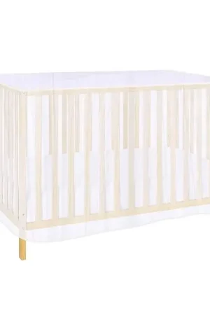 Zanzariera universale per culla e lettino 70x140x70 cm, bianca, lavabile Direttamente Dal Produttore