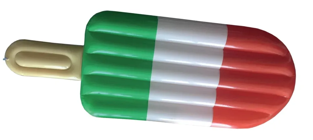Acquista Ora Materassino Gonfiabile 178x65 cm in PVC a Forma di Gelato Ranieri Ice Lolly