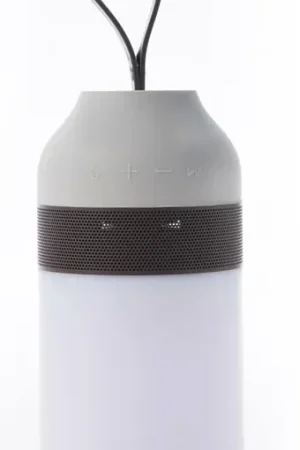 A Buon Prezzo Altoparlante Bluetooth con Lampada LED 7,6x7,6x1,5 cm in Plastica Grigio