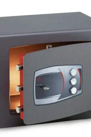 Cassaforte a Mobile a Chiave + Combinazione Serie Technofort Technomax - 220X350X300Mm Reso Gratuito