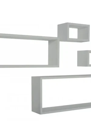 Set 4 Cubi Merlino Grigio 75x30, 60x25 e 2 cubi da 25x15 - Sanitec Sconto
