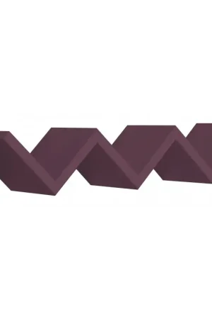 Occasione Mensola da Muro, Mensola Cameretta, Mensola da Parete, Viola Melanzana, 57x11 p15,5 cm - Saetta