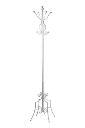 A Buon Prezzo Attaccapanni a stelo metallo bianco cm 44x44h180